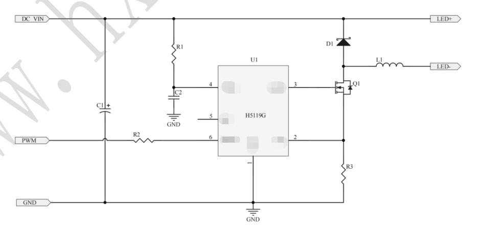 �����{�� RGB����{��оƬ����48Vݔ��36V1Aݔ����������H5119G