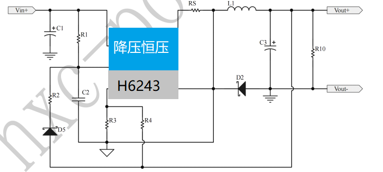 DC-DC30V����24V12V5V3.3V/1A ͬ��H6243��������оƬIC �͹���