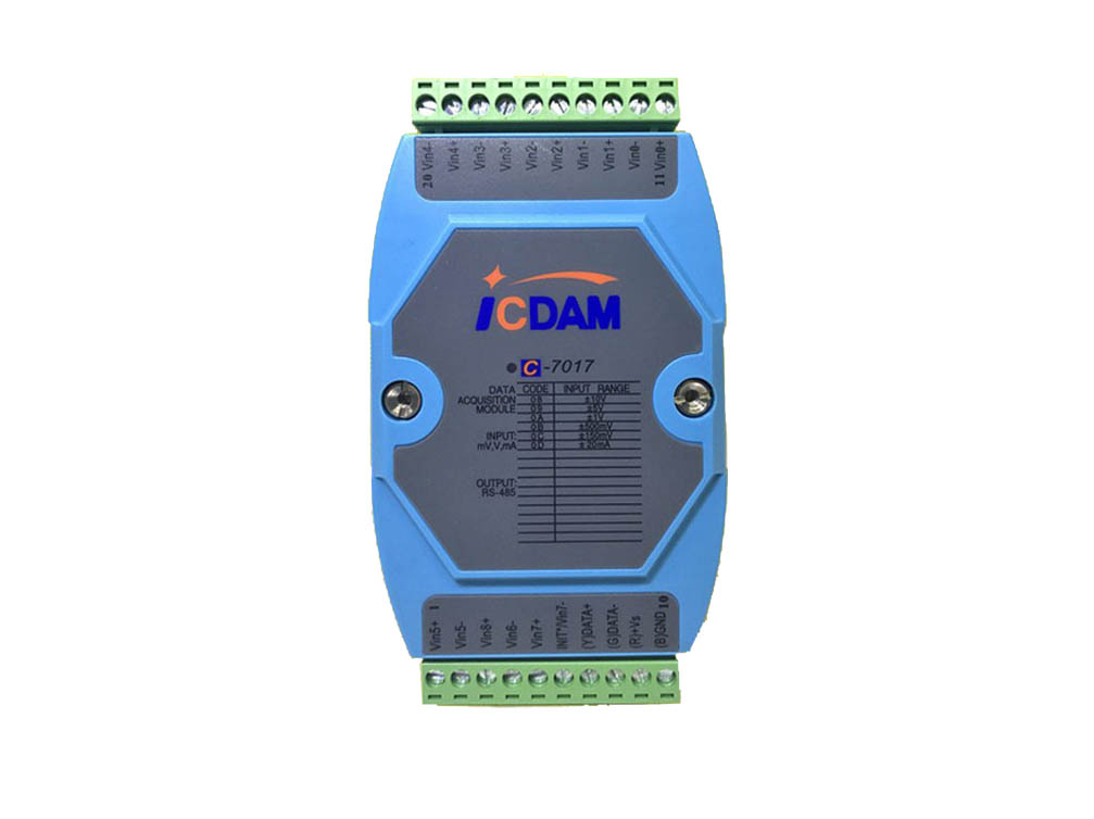 ������Ӣ�Ƽ�C-7017/16λ10Hz 8·ģ�M��ݔ��ģ�K/����485�������m��оƬ