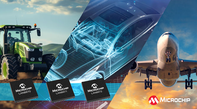 Microchip�Ƴ�100BASE-T1 �� 1000BASE-T1 PHY �հl(f��)��  �M(j��n)һ���U(ku��)չ�Ό�(du��)��̫�W(w��ng)�a(ch��n)Ʒ�M�ϣ���(sh��)�F(xi��n)�W(w��ng)�j(lu��)��������