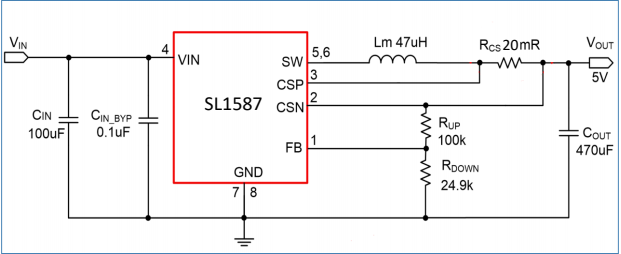 SL1587 dcdc24V����5V��12V/2A܇���m�����ԴоƬ