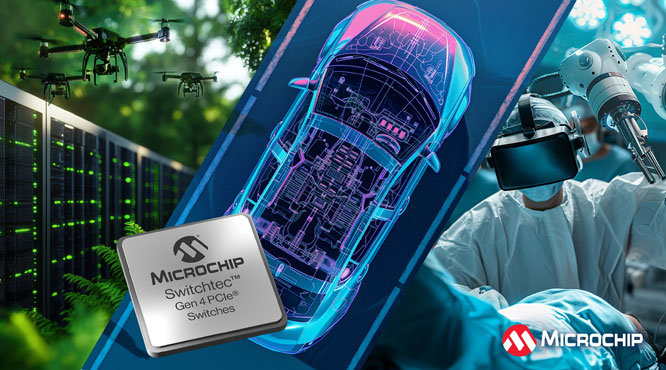Microchip�Ƴ�ȫ��Switchtec PCIe 4.0 16ͨ�����Q�Cϵ�ЮaƷ������܇��Ƕ��ʽӋ�㑪���ṩ�๦����