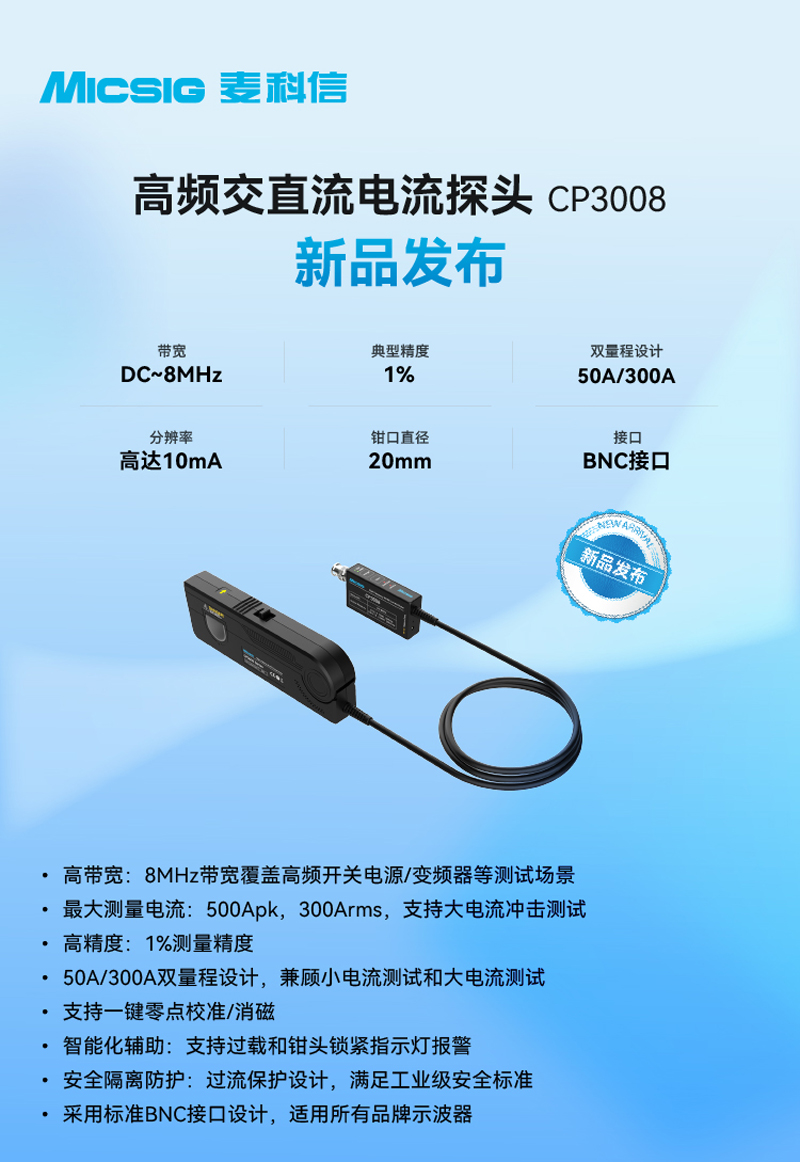 ��������Ʒ�l����8MHz,300Arms���l��ֱ�����̽�^CP3008