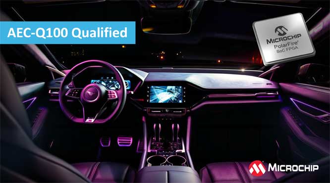 Microchip PolarFire SoC FPGAͨ�^AEC-Q100��܇���J�C