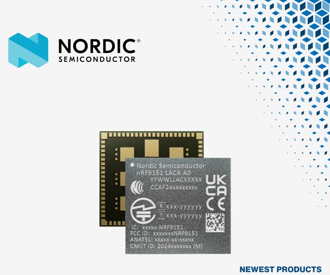 �Q���_�����ڿɿ��o����IoT���õ� Nordic Semiconductor nRF9151�͹���SiP