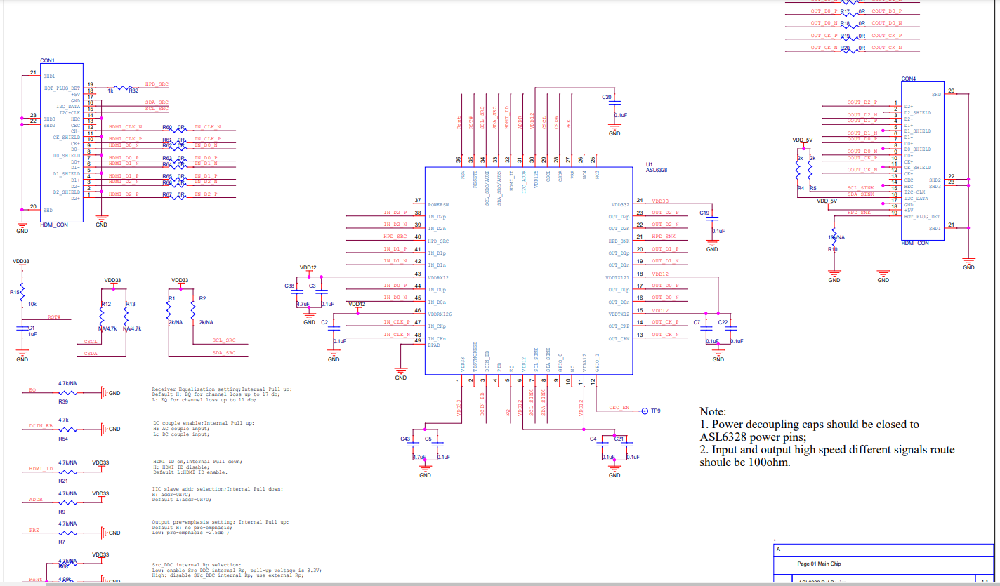 ASL6328�O(sh��)Ӌ(j��)����|���AG7220����|�ͳɱ�HDMI2.0 Retimer���^��ic����