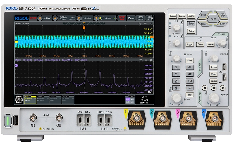 ��Դ���RIGOL�Ƴ�MHO2000ϵ�и߷ֱ���ʾ����