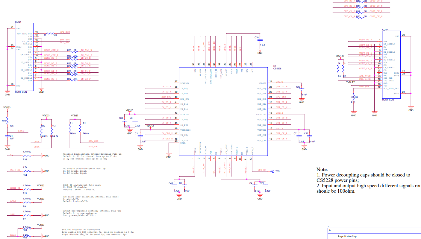 CS5228���AG7120/���AG7220�OӋHDMI���|���L��̖�Ŵ���ic����