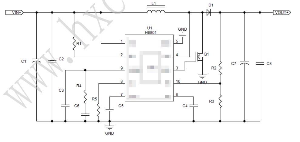 �����㉺оƬH6801 3.2V��12V1A̫��ܿ��ư幩�ic���� �ʹ��C����
