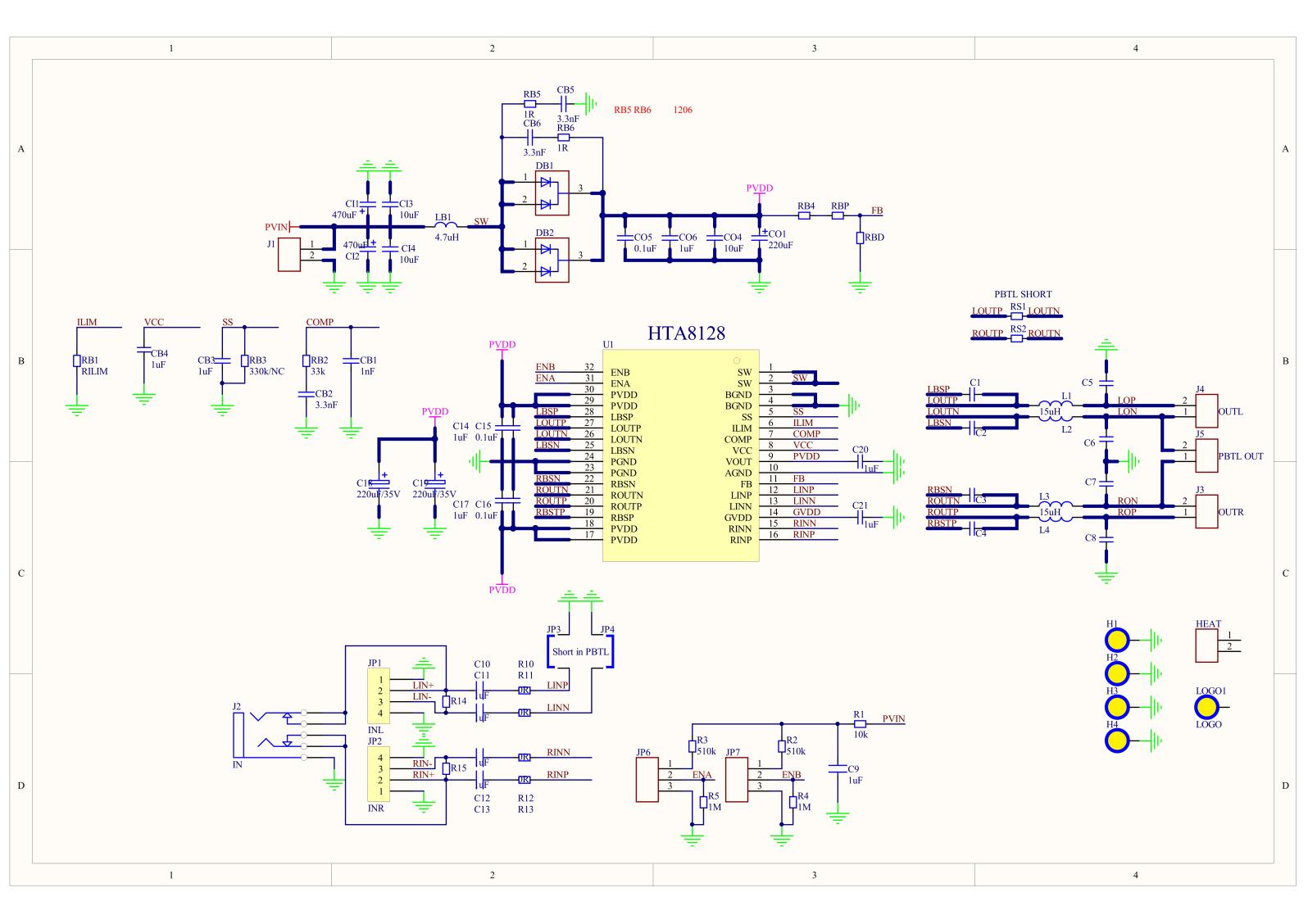 HTA8128  ������������50W���w�����{������D���IC����