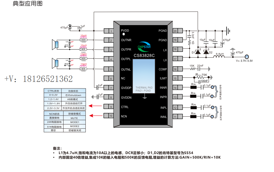 CS83828C���wR����l���ʷŴ���