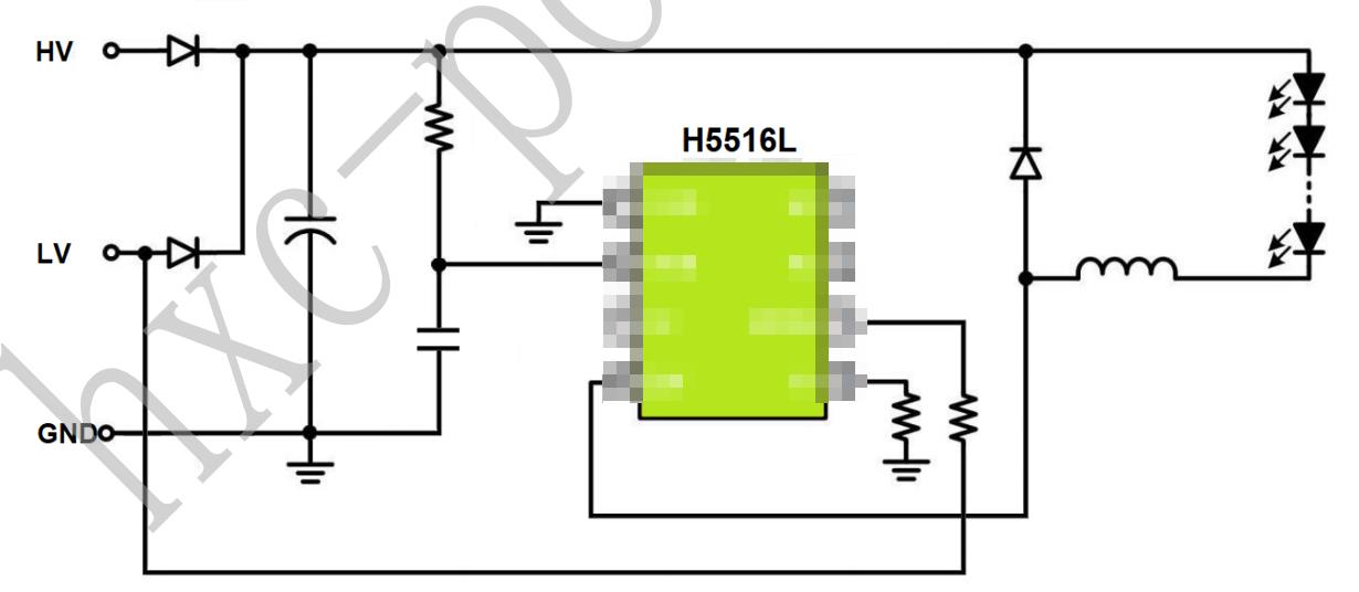 80V72V60V����12V2.5A9V1.5A DC/DC�ԴLED܇��������оƬH5516L