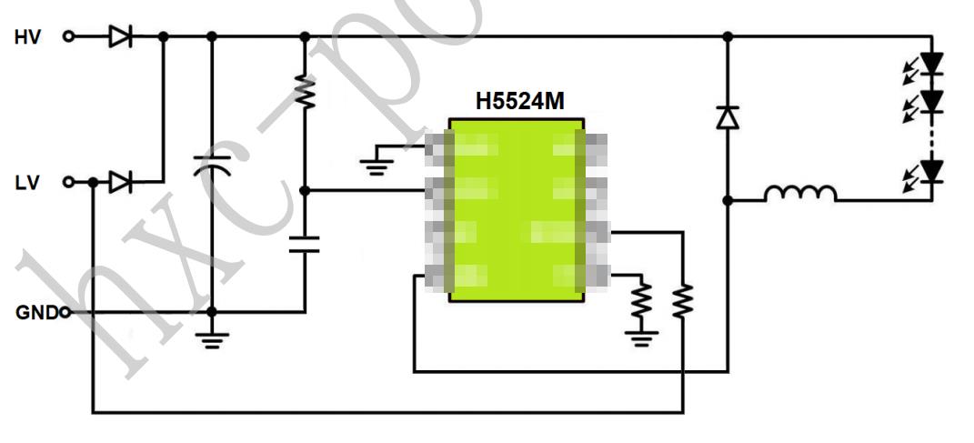 H5524M���������ߵ���܇��оƬ12V24V48V60V72V����9V�h�������100VMOS��