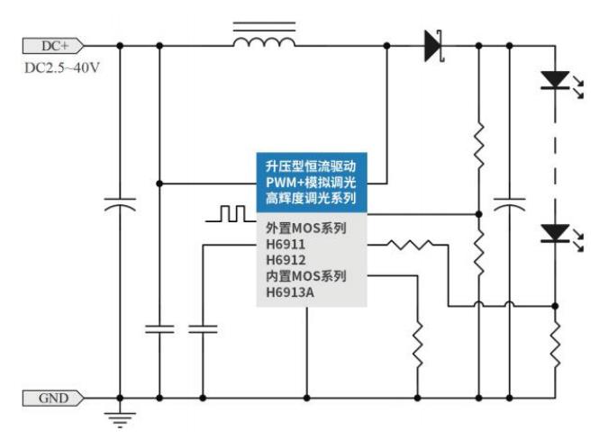 3.3V3.7V5V����48V-150V �����10A��������оƬH6912ֲ����ӷ���