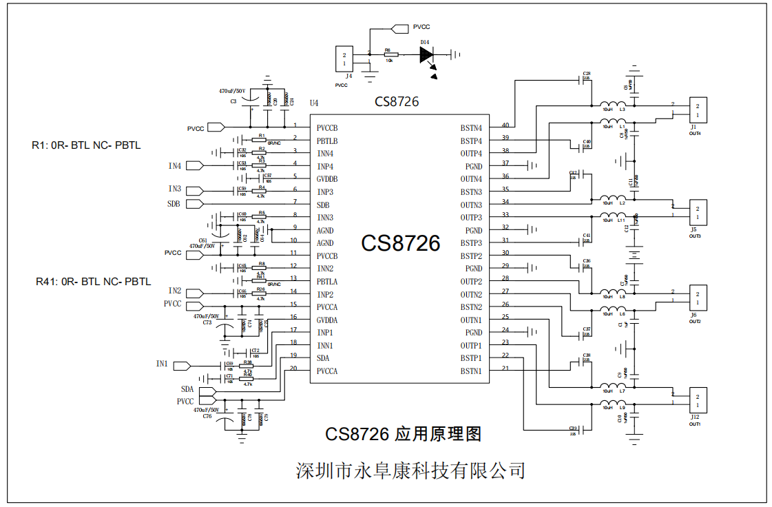 CS8726  4X70W��ͨ��D����l����IC��Q����