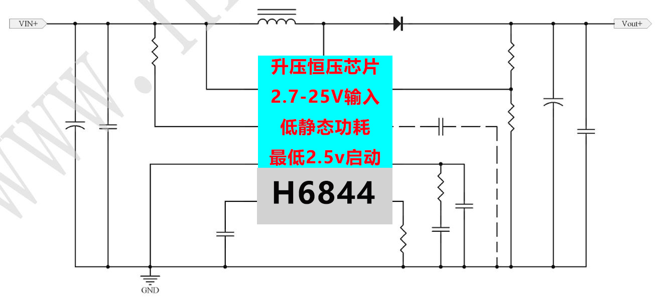 H6844�����㉺��оƬ���g����3V����5V2A�o���l��ģ�K���IC