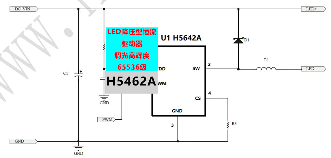 �๦�� LED �����(q��)��оƬH5462A֧��12V24V36V48V�D(zhu��n)9V12V���ɭh(hu��n)·�a��