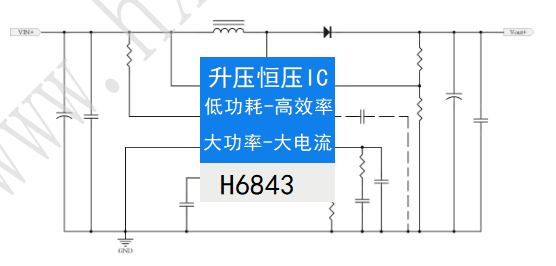 H6843  DC-DC�����㉺оƬ ֧��3.3V�D(zhu��n)5V����12V����24V����36V4A������ԴоƬ �͹���