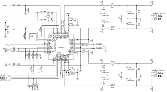 ���ֹ���BA95642��45W��2CH���n��Wellang���g��Ч�㷨�Ĺ���IC