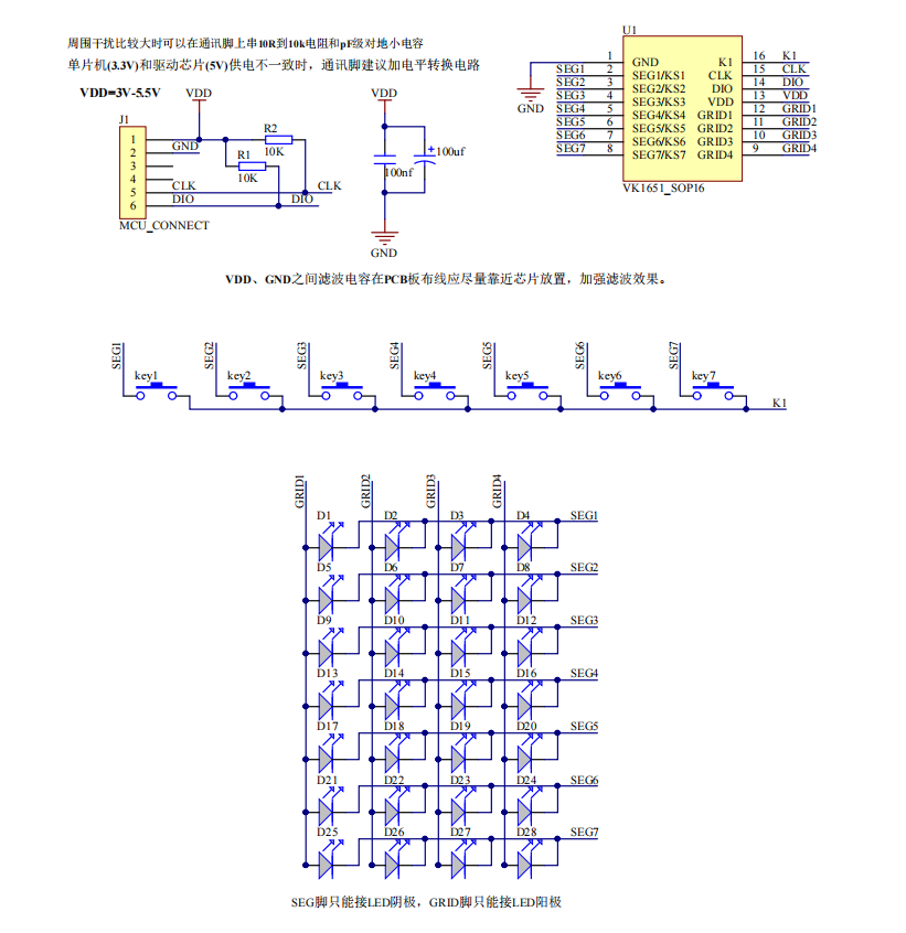 28�c�ʽ��(sh��)�@�(q��)��IC���딵(sh��)�a��LED���(q��)��оƬԭ�SVK1651 SOP16