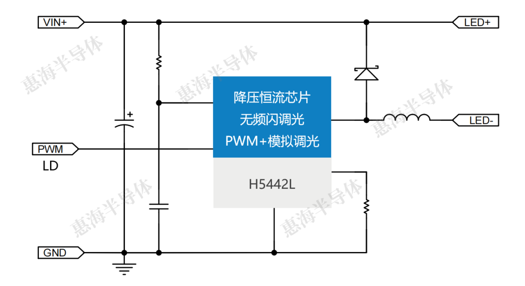 DC-DC�Դ��������оƬ 12V24V36V48V����3V9V12V�_��оƬ����-H5442L