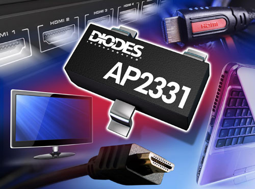 ����HDMI�˿ڱ��o���ܵ�ؓ�d�_�P(gu��n)AP2331��Diodes��