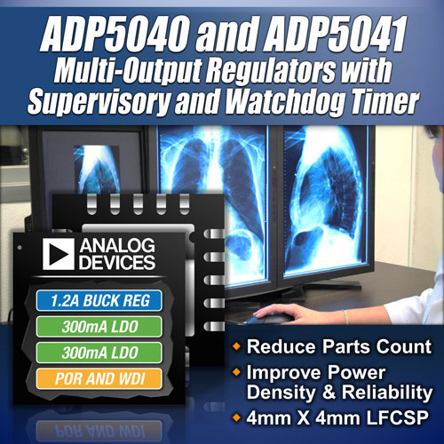 �M��߹����ܶ�����Ķ�·ݔ���{����ADP5041/ADP5040��ADI��