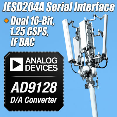 ADI�Ƴ���(ji��n)��FPGA�ӿڵ�DAC AD9128