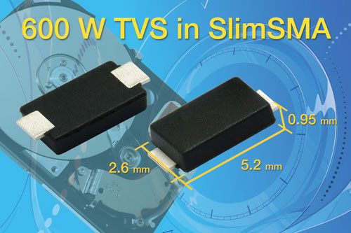 Vishay�Ƴ�����SlimSMA���b����ϵ�б����N�bTransZorb TVS