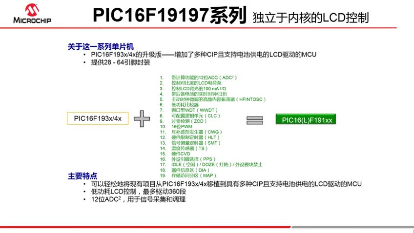 PIC16F19197ϵ��MCU��Bҕ�l