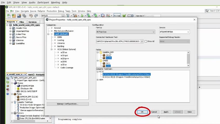 ʹ��MPLAB® Harmony v3��������SAME54�ĵ�һ���Ŀҕ�l