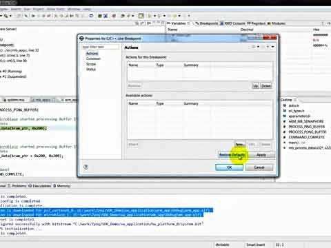 �����XILINX SDK���M�Ю�������{ԇҕ�l