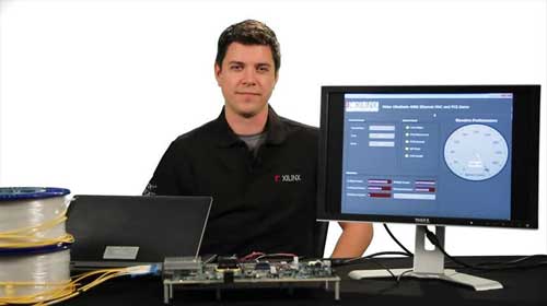 Xilinx չʾ�I���׿��оƬ 400GE ��Q����ҕ�l